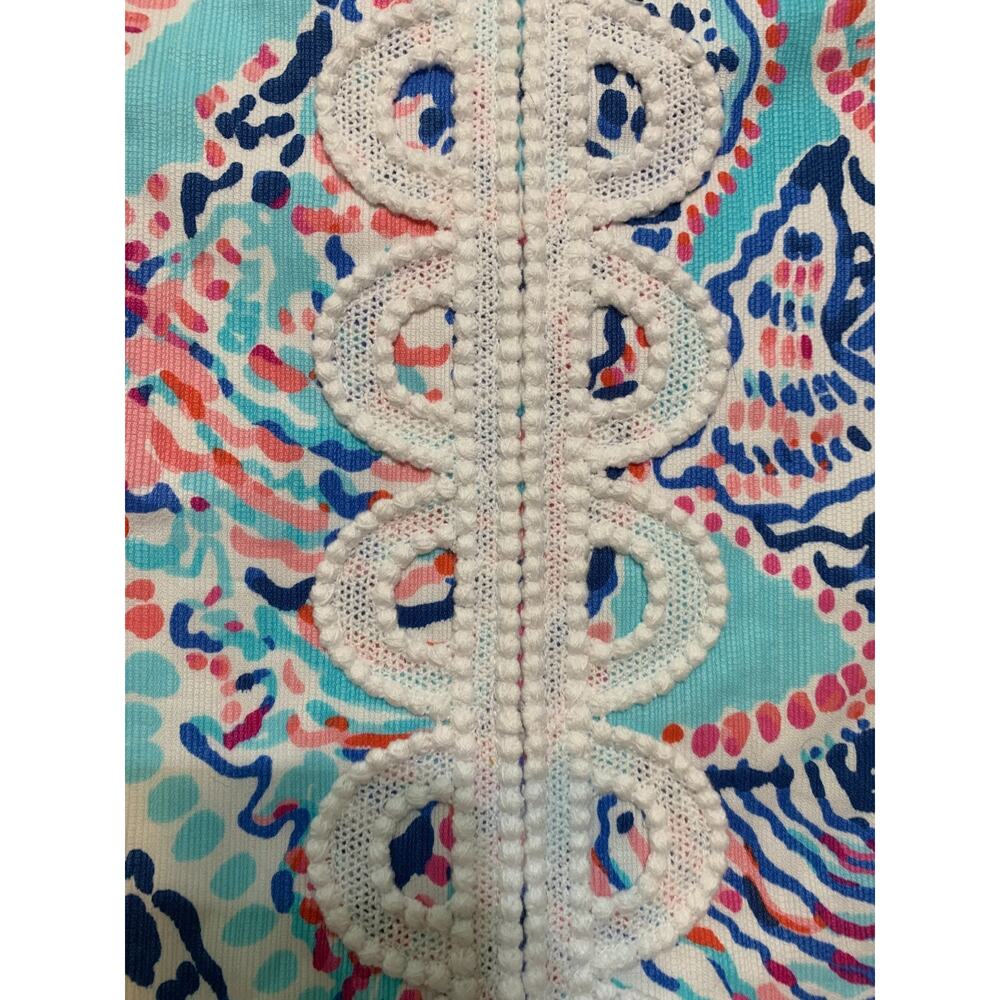 Lily Pulitzer Girls Dress Size 12 Shell me about it Zip Back Beachy Coastal - Picture 6 of 7